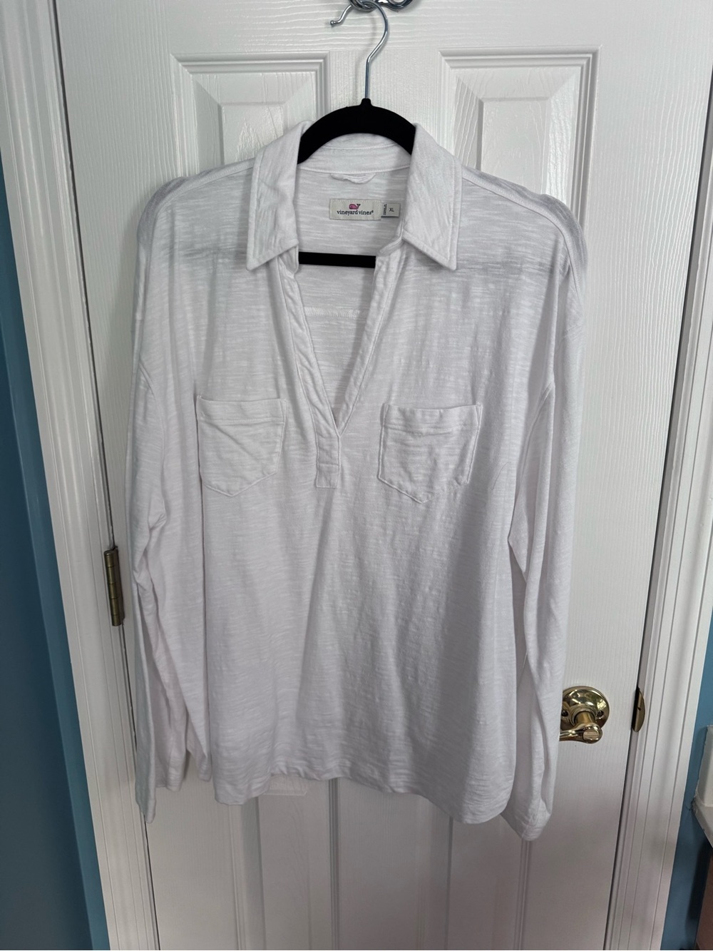 Vineyard Vines White Long-Sleeve Casual Shirt